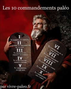 Les 10 commandements du régime paléo